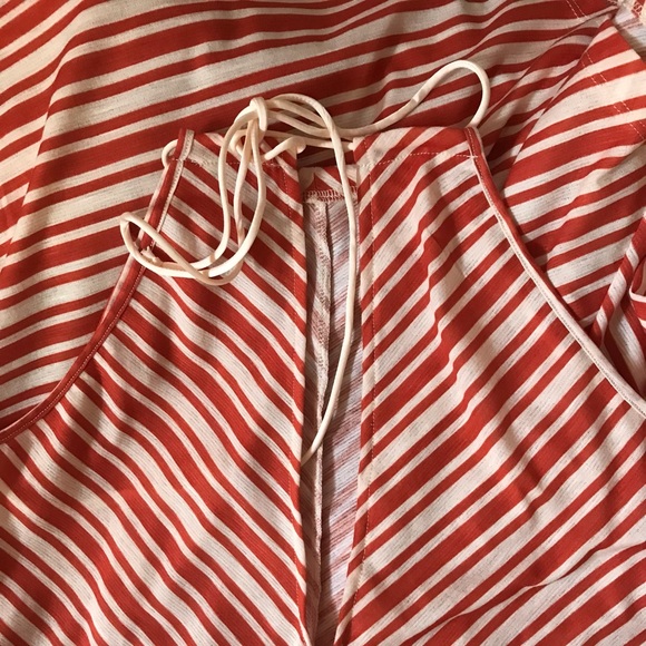 Zara Striped Halter neck dress (orange) - Picture 2 of 4